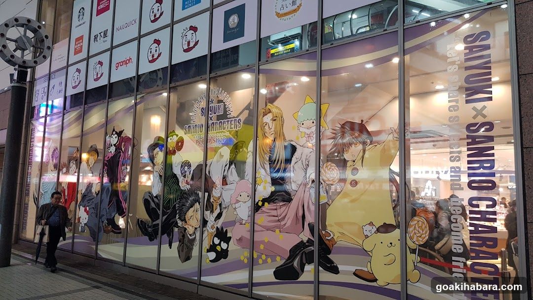 SAIYUK x SANRIO CHARACTERS Storefront Display