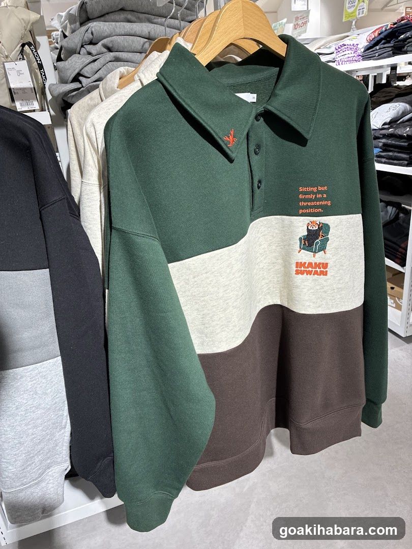 Haku Suwan Polo Sweatshirt Display