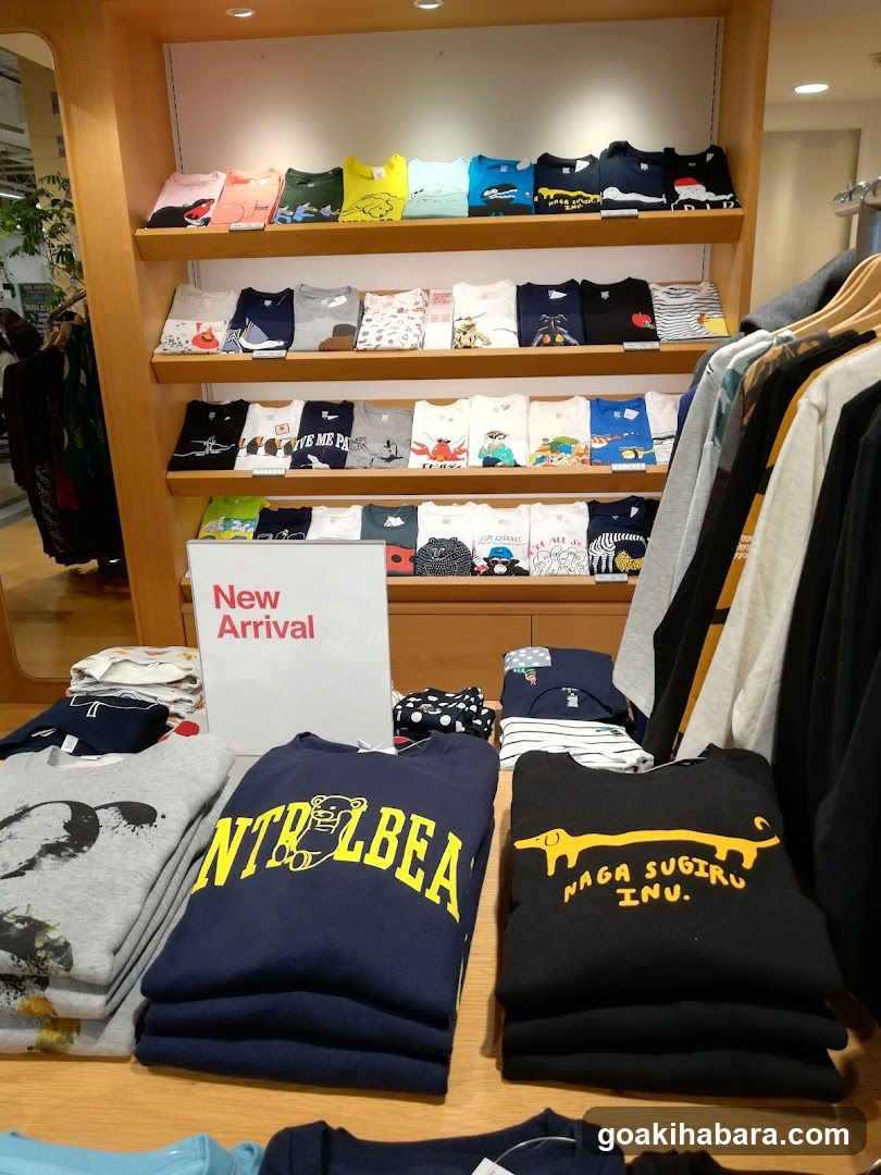 Clothing Store Interior Display