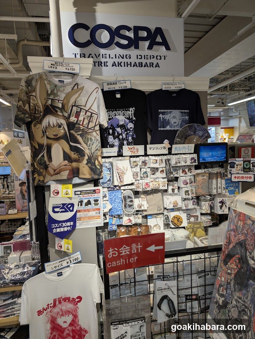 COSPA Traveling Depot Akihabara Store Interior