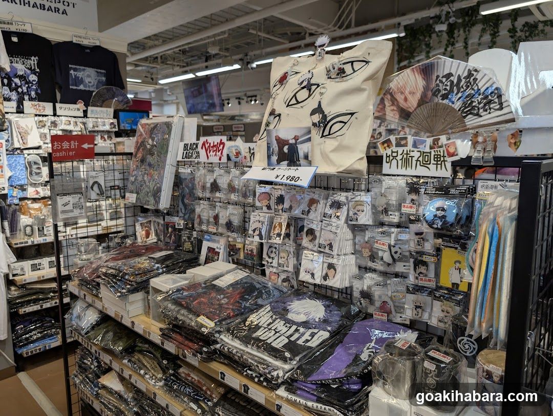 Anime Merchandise Display