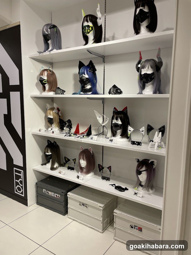 Cosplay Accessories Display