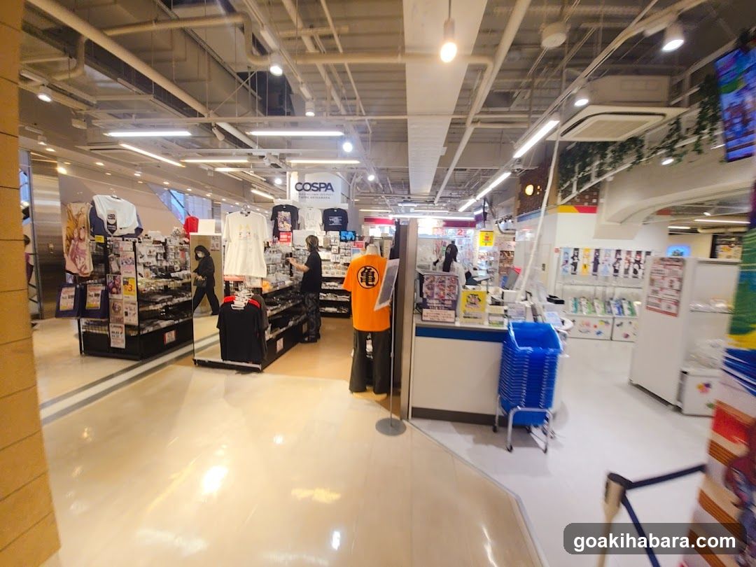 Interior of a retail store with merchandise displays and staff