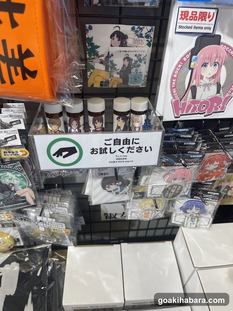Anime Merchandise Display