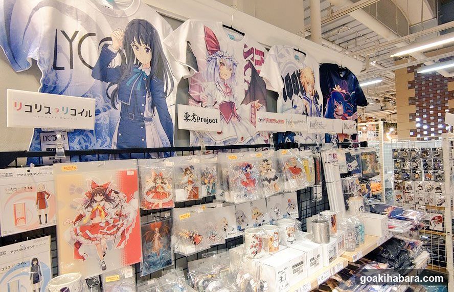 Anime Merchandise Display