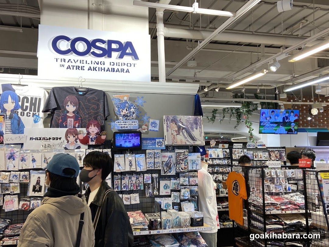 COSPA Traveling Depot in Akihabara Interior