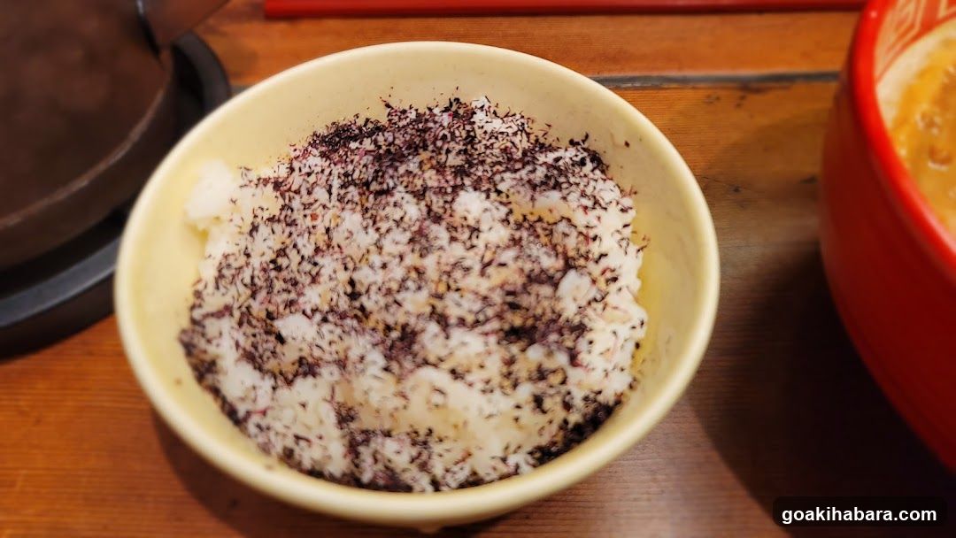 Bowl of Rice with Seasoning