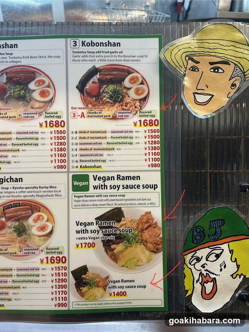 Ramen Menu Board