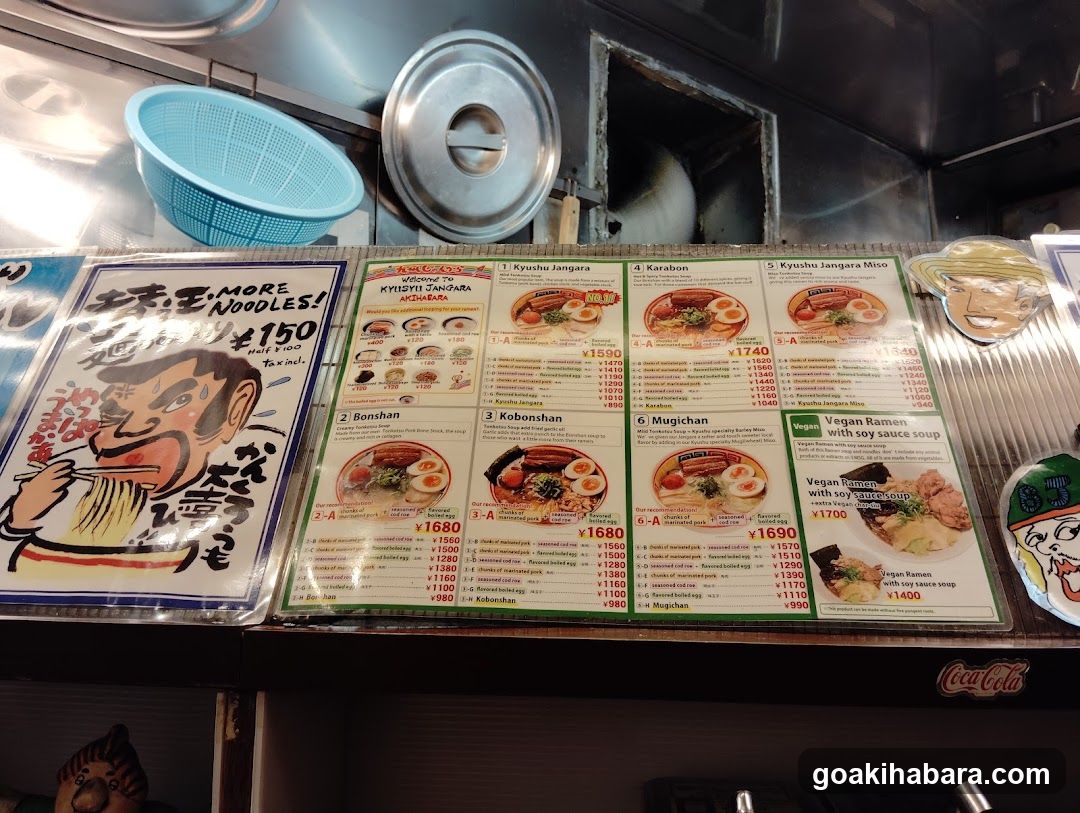 Ramen Shop Menu Board