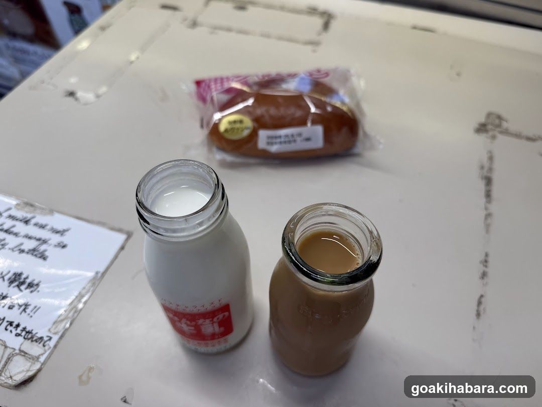 Milk and Bread Display