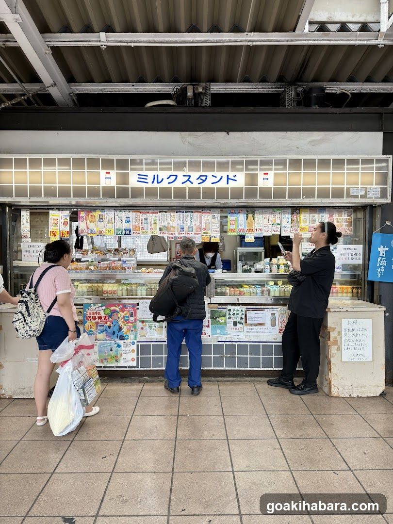 Milk Stand at Station Platform