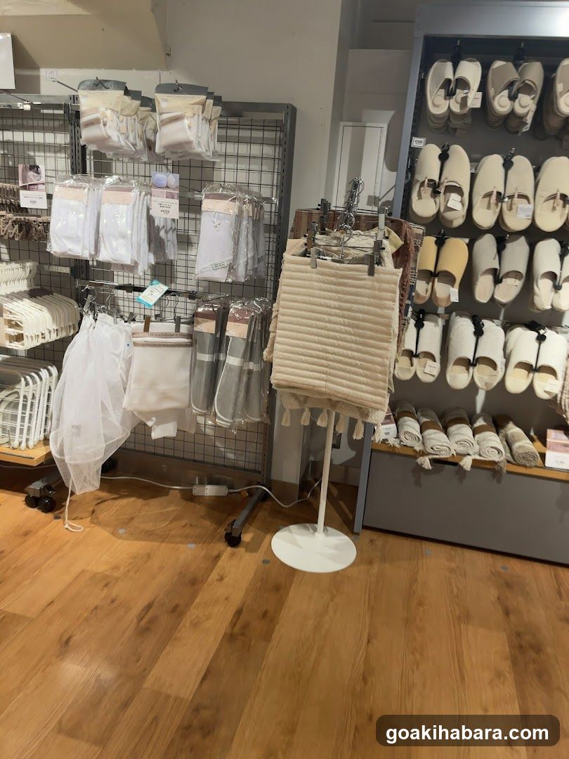 Interior of a home goods store