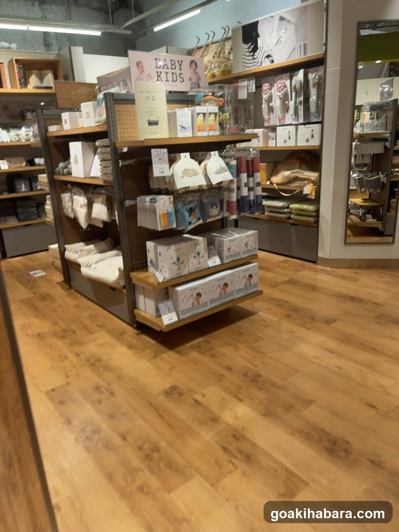 Baby Kids Section Store Interior