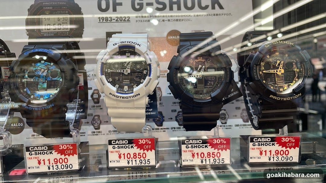 G-SHOCK Watch Display
