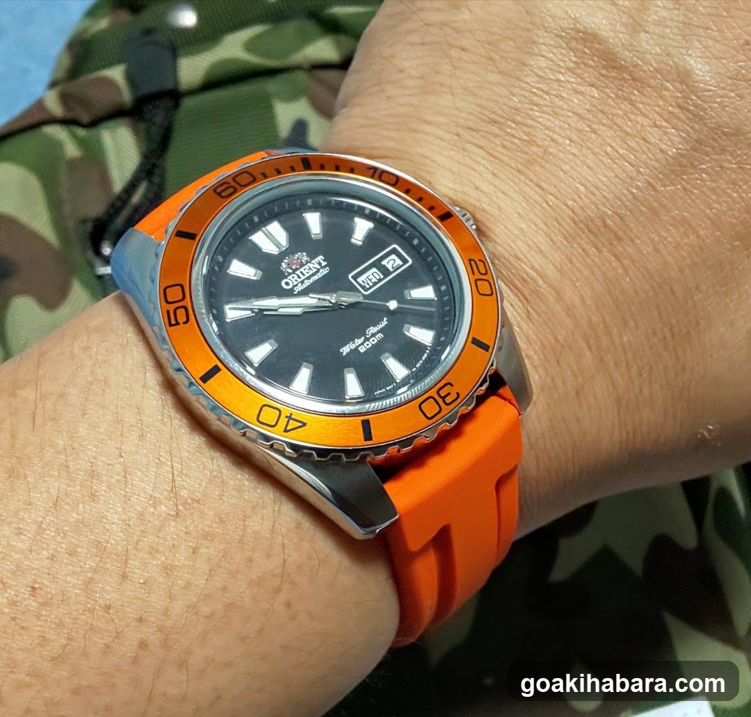 Orient Diver Watch on Wrist