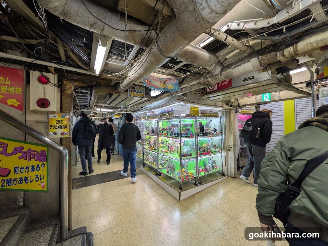 Underground Arcade Corridor with Claw Machines
