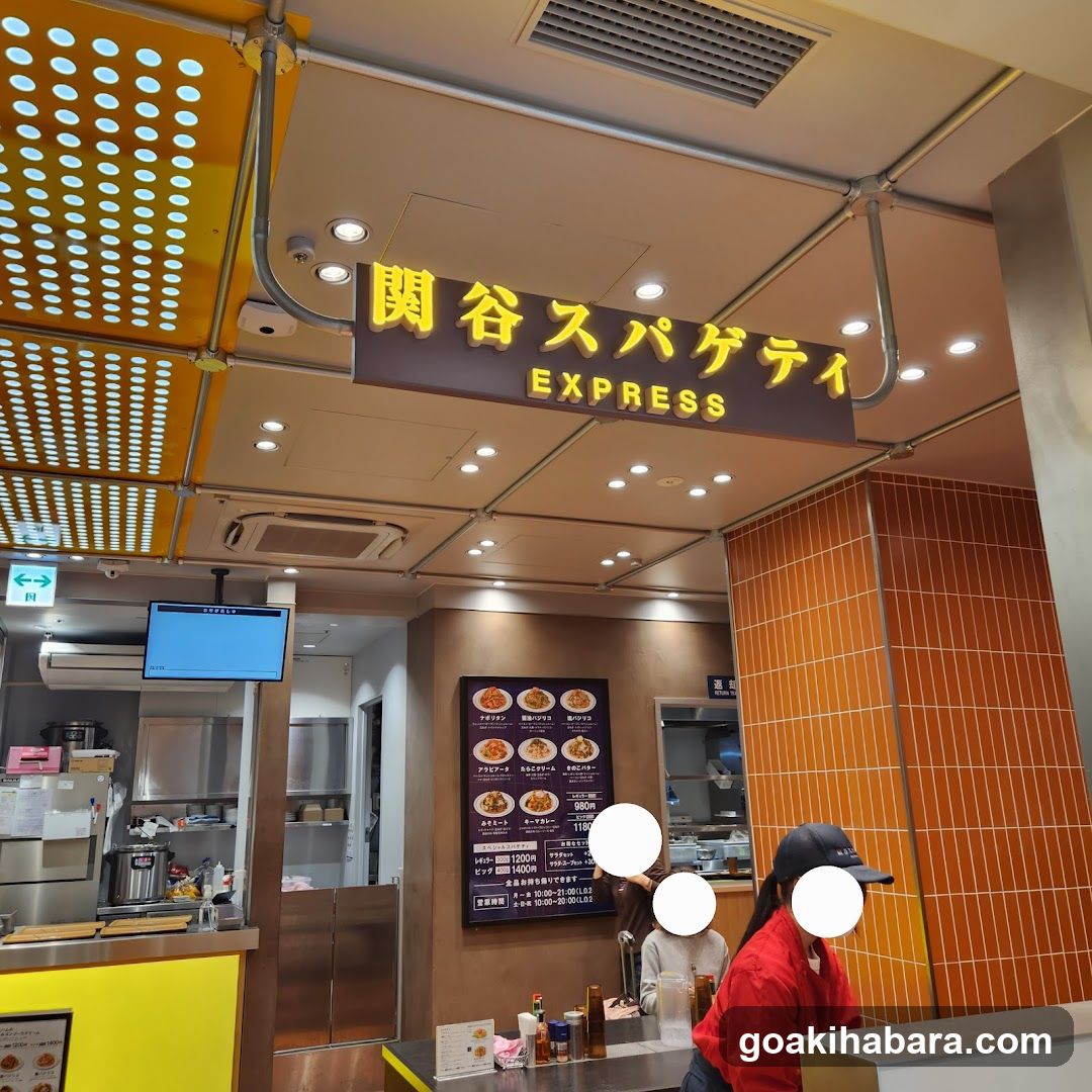 Restaurant Interior with Staff and Menu Board
