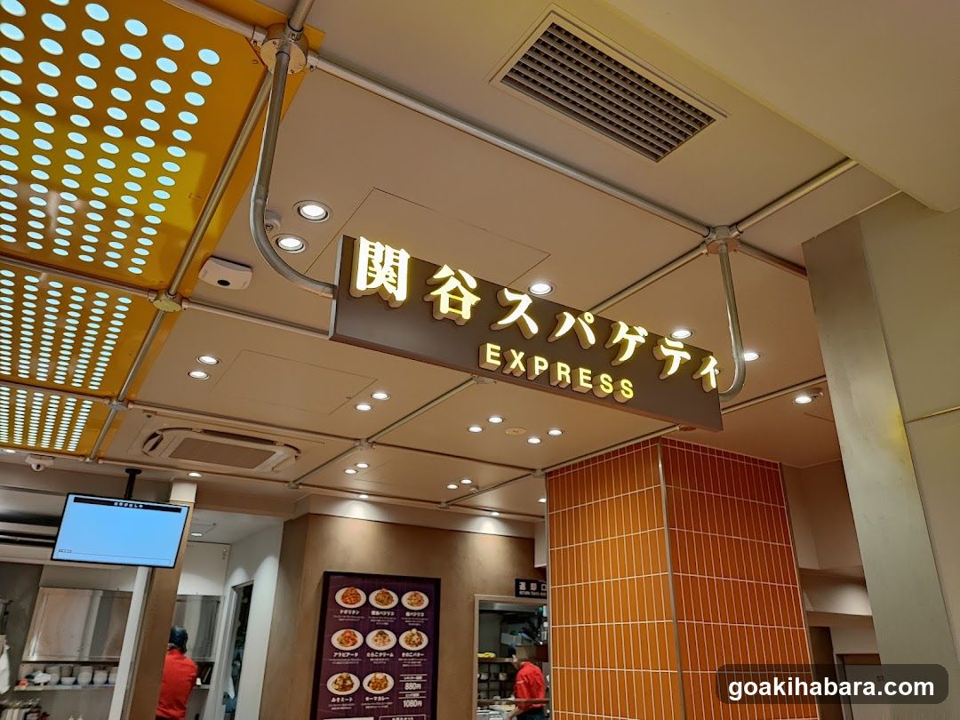 Restaurant Interior with Signage and Menu Board