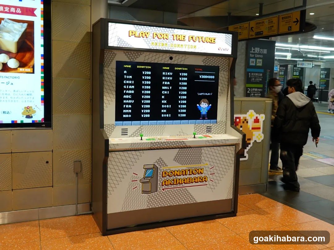 Play for the Future Donation Kiosk