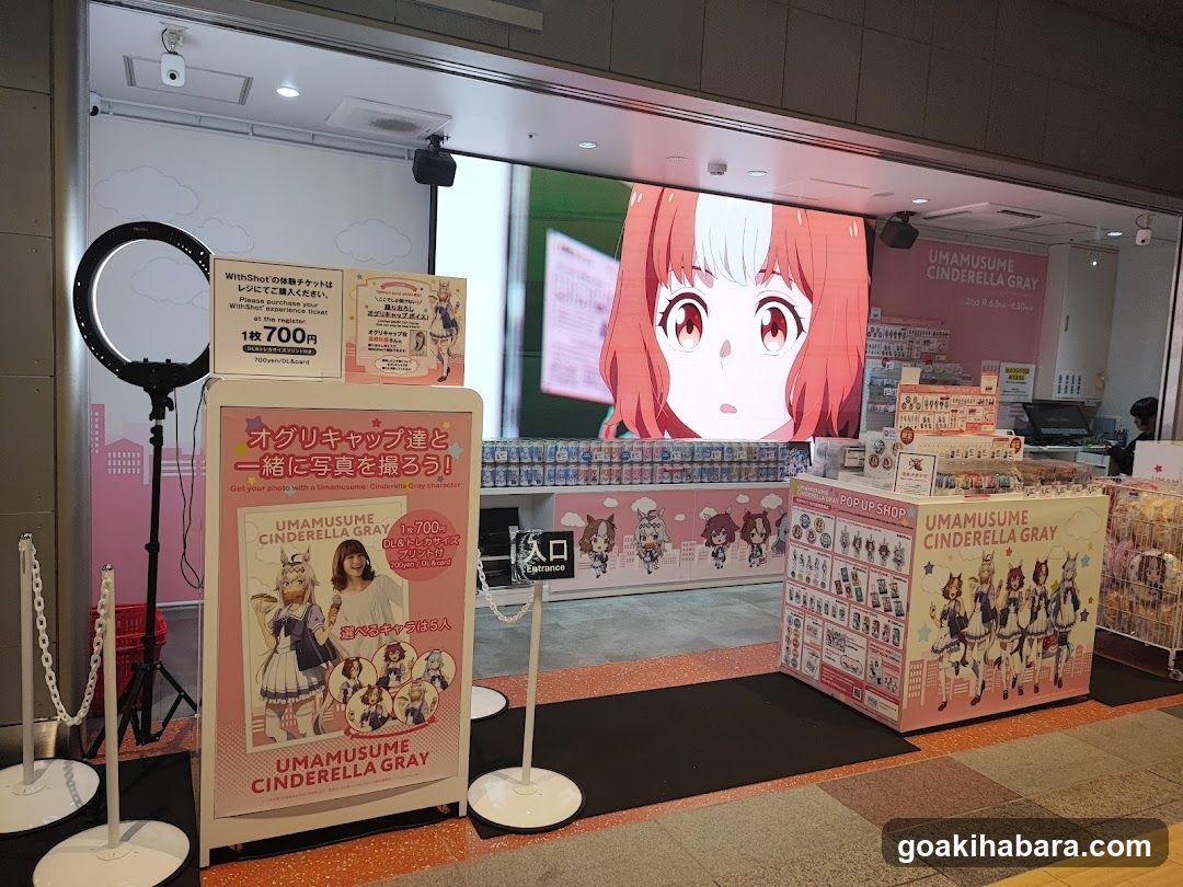 UMAMUSUME Cinderella Gray Pop-up Shop Interior