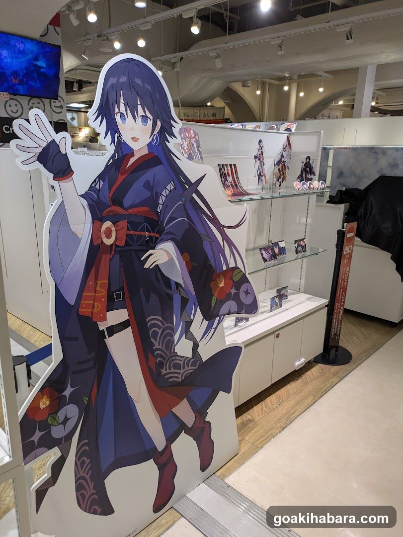 Anime Character Cutout Display