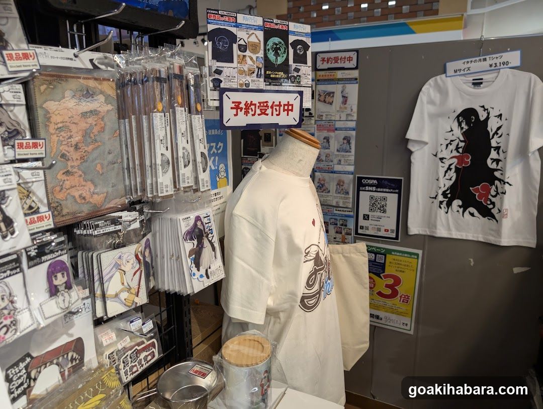 Anime Merchandise Display