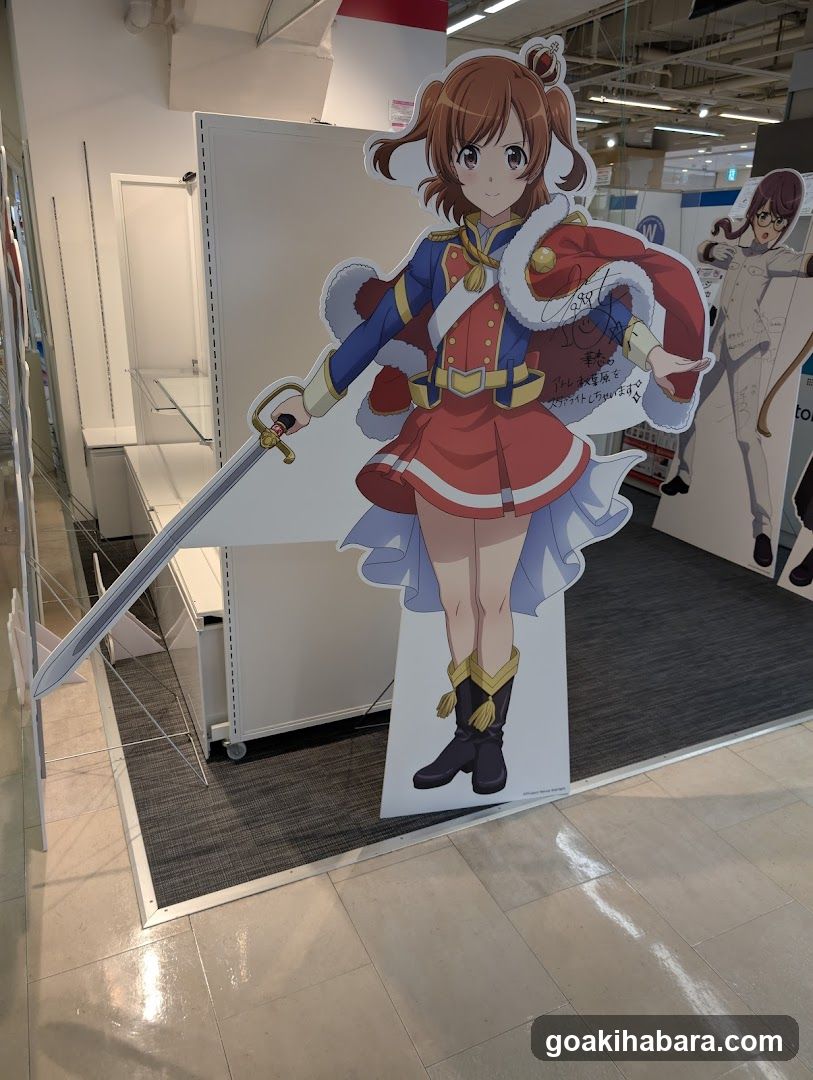 Anime Character Cutout Display