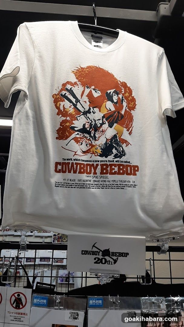Cowboy Bebop T-shirt Display