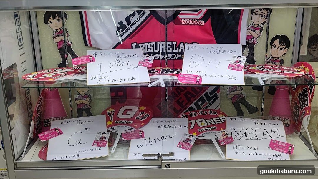 Display Case with Fan Letters and Merchandise