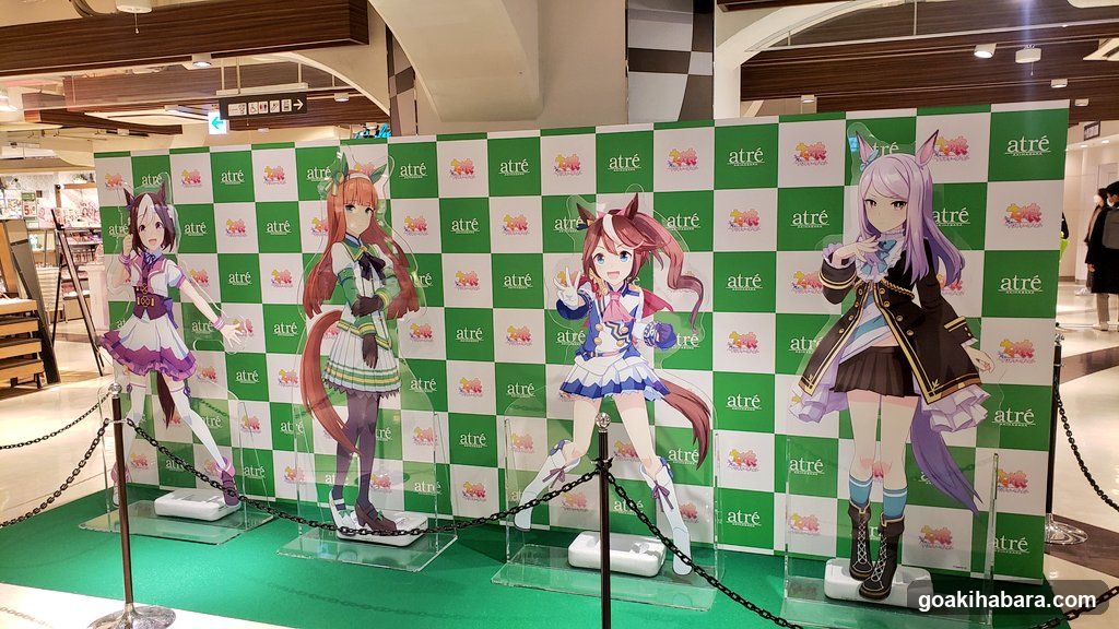 Anime Character Display at atré Store