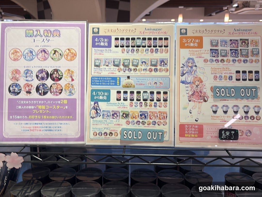 Anisugar Merchandise Display
