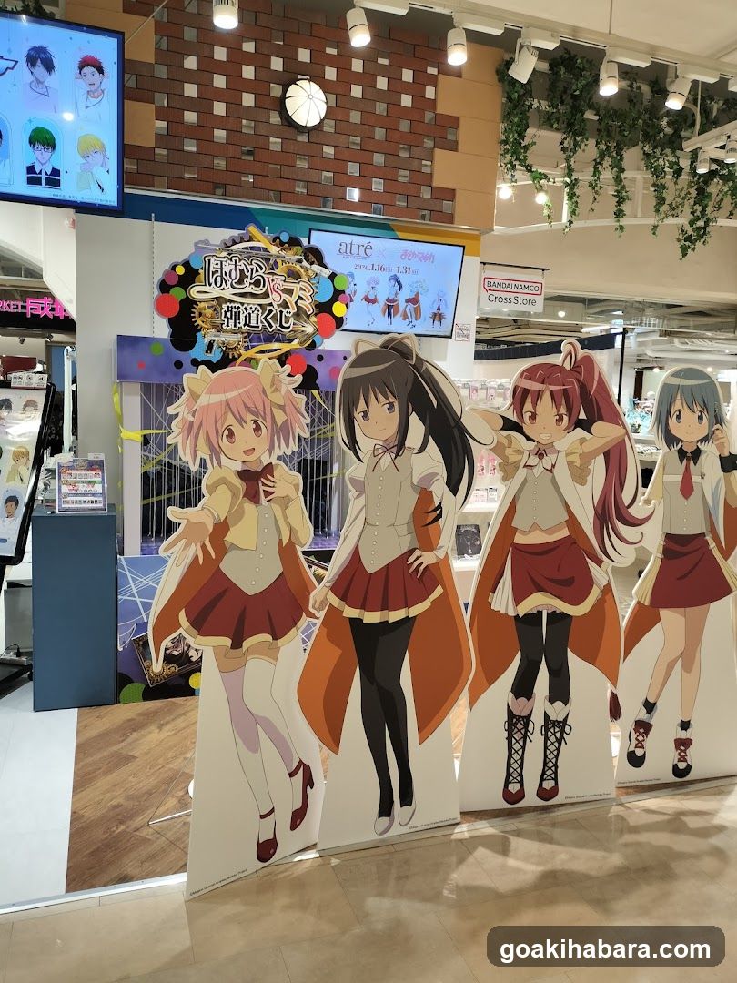 Anime Character Cutouts Display
