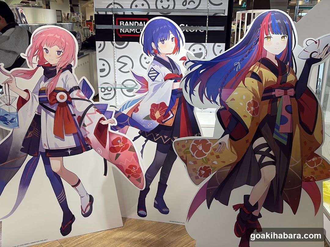 Anime Character Cutouts Display