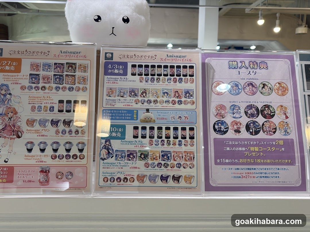 Anisugar Merchandise Display