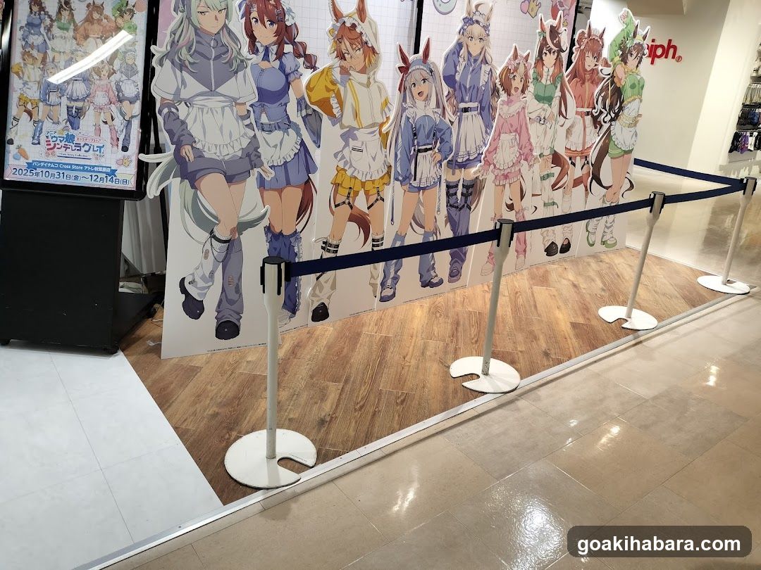 Anime Character Cutout Display