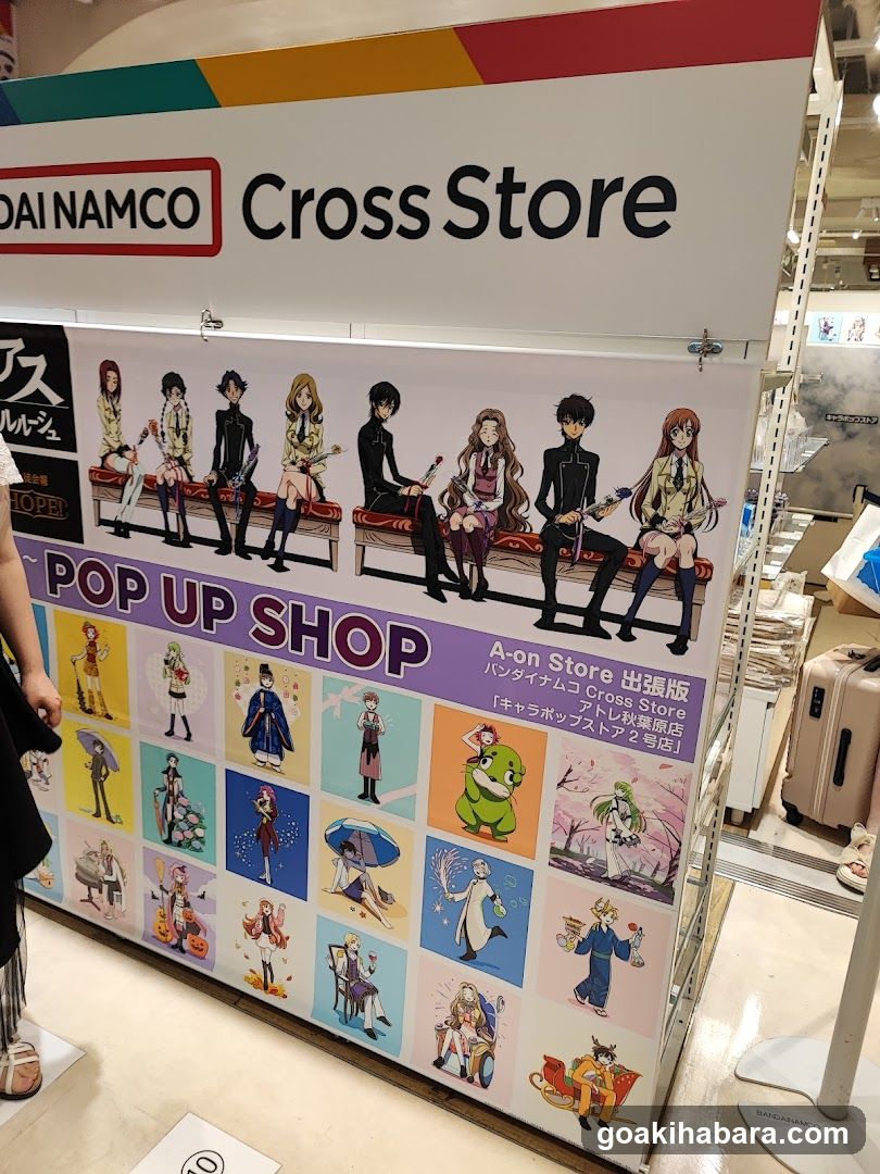 Bandai Namco Cross Store Pop Up Shop