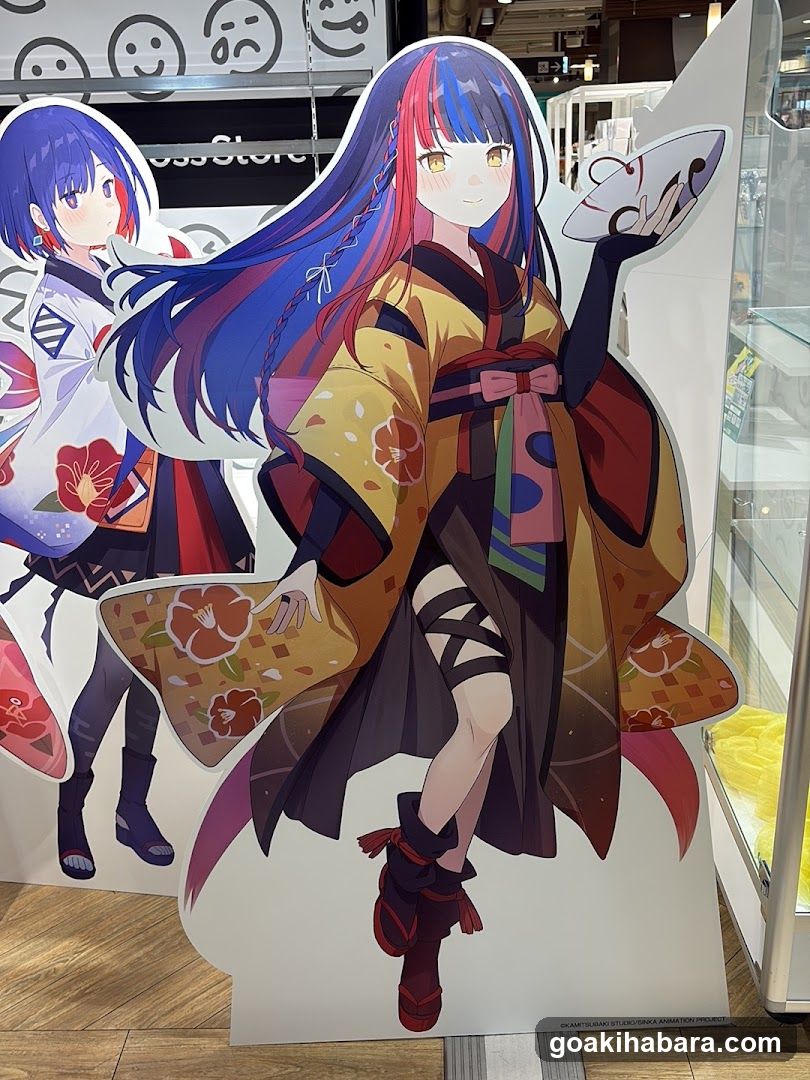 Anime Character Cutout Display