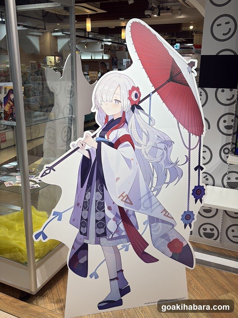 Anime Character Cutout Display