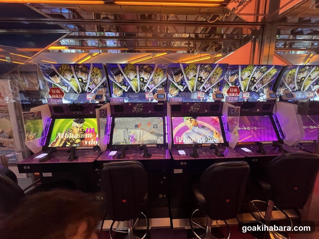 Arcade Game Machines with JoJo Bizarre Adventure Theme