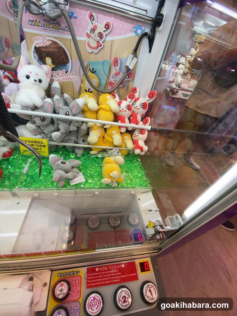 Claw Machine with Plushies