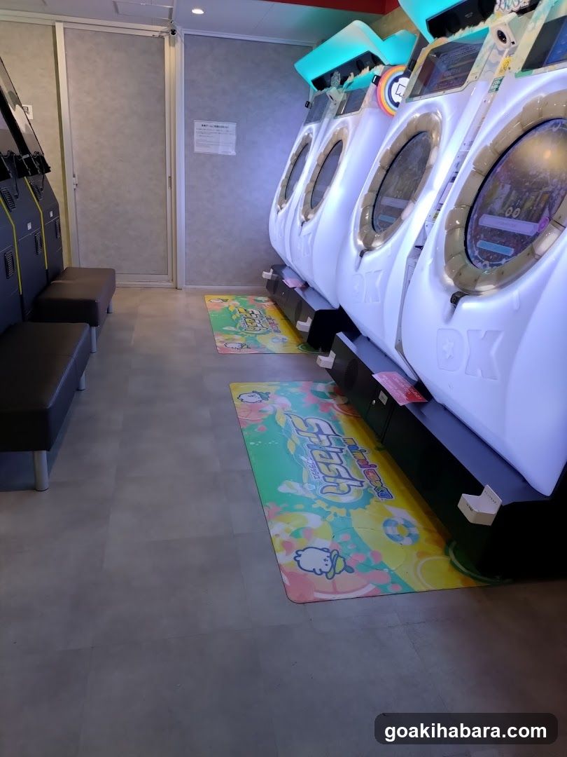 Laundry Room Interior with Washing Machines