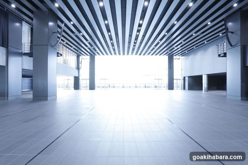 Empty Modern Interior Hallway