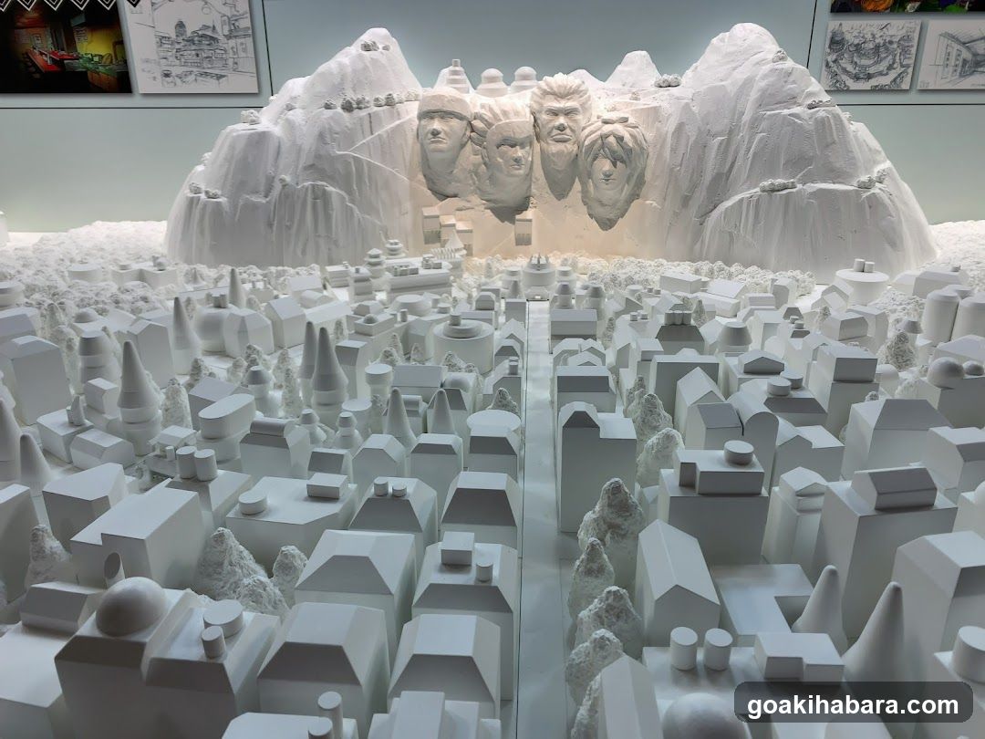Monumental White City Sculpture