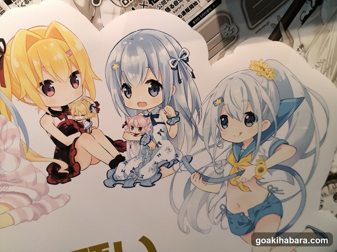 Anime Character Merchandise Display
