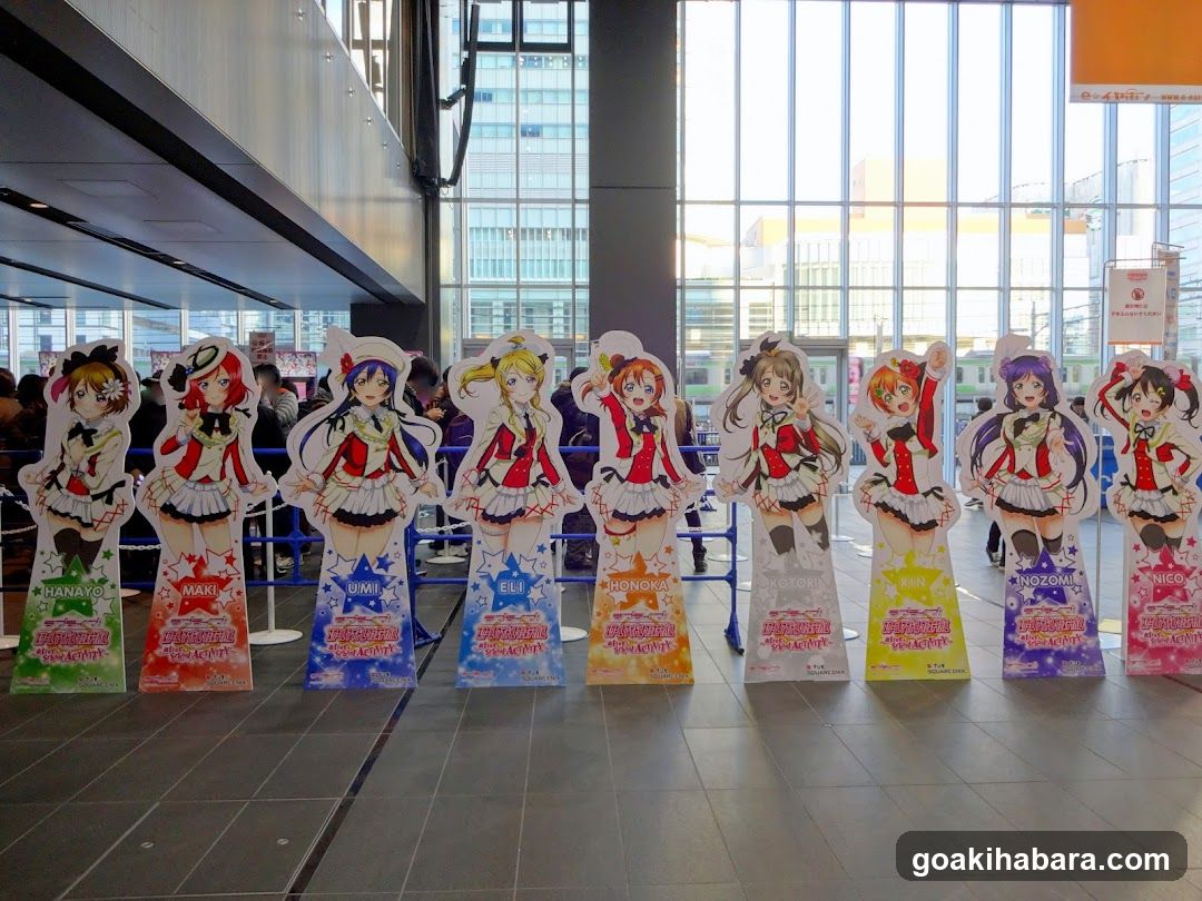 Aqours Character Cutouts