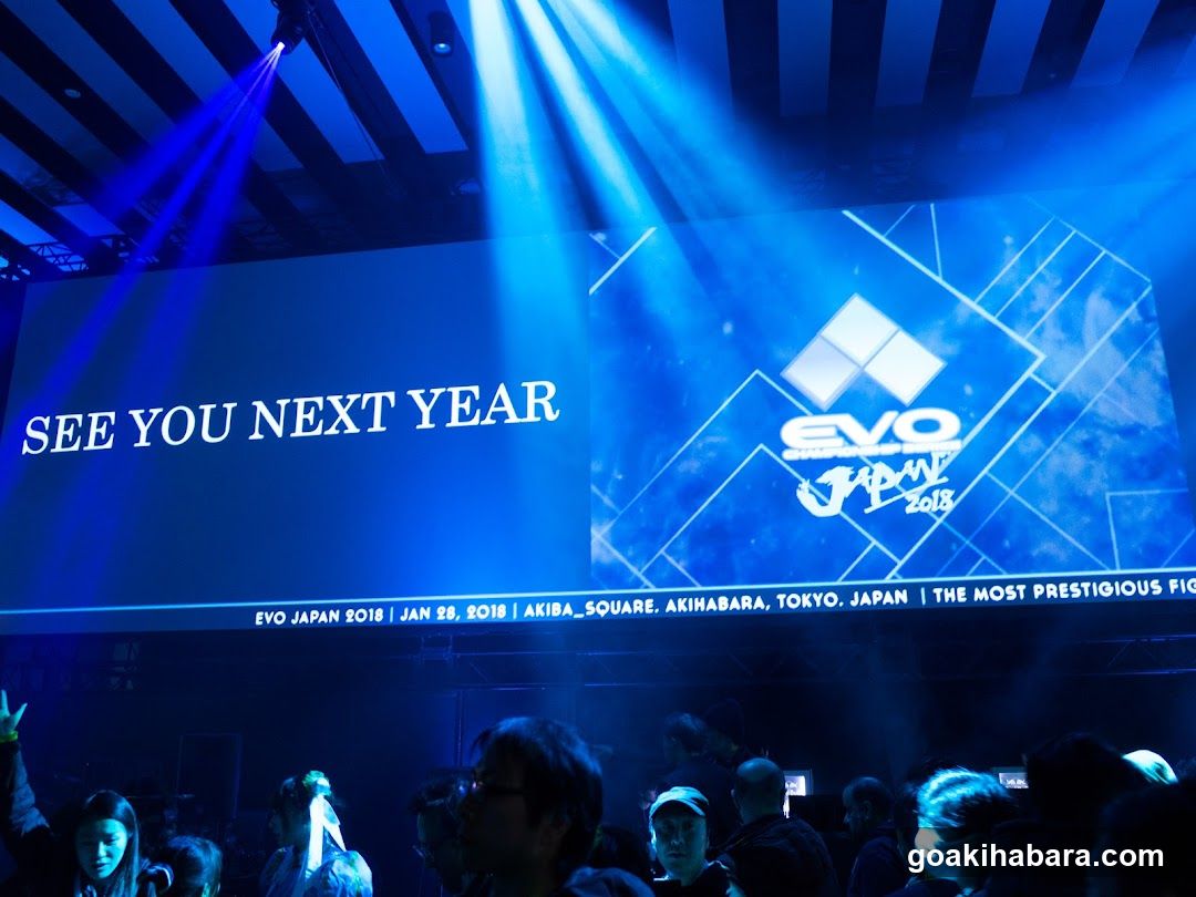 EVO Japan 2018 Closing Screen