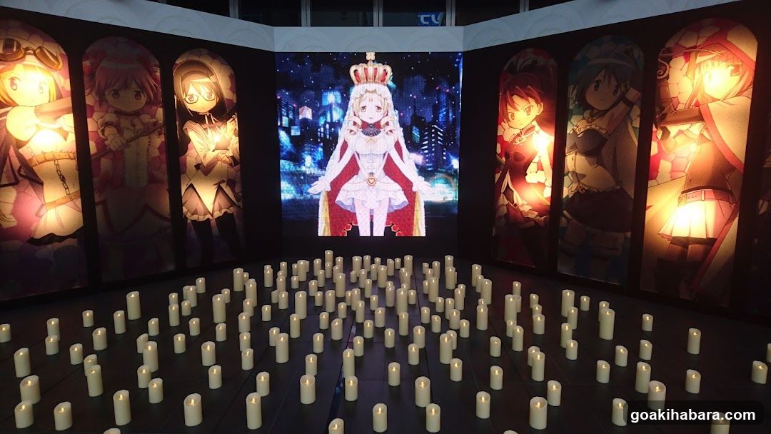 Anime Exhibition with Candles
