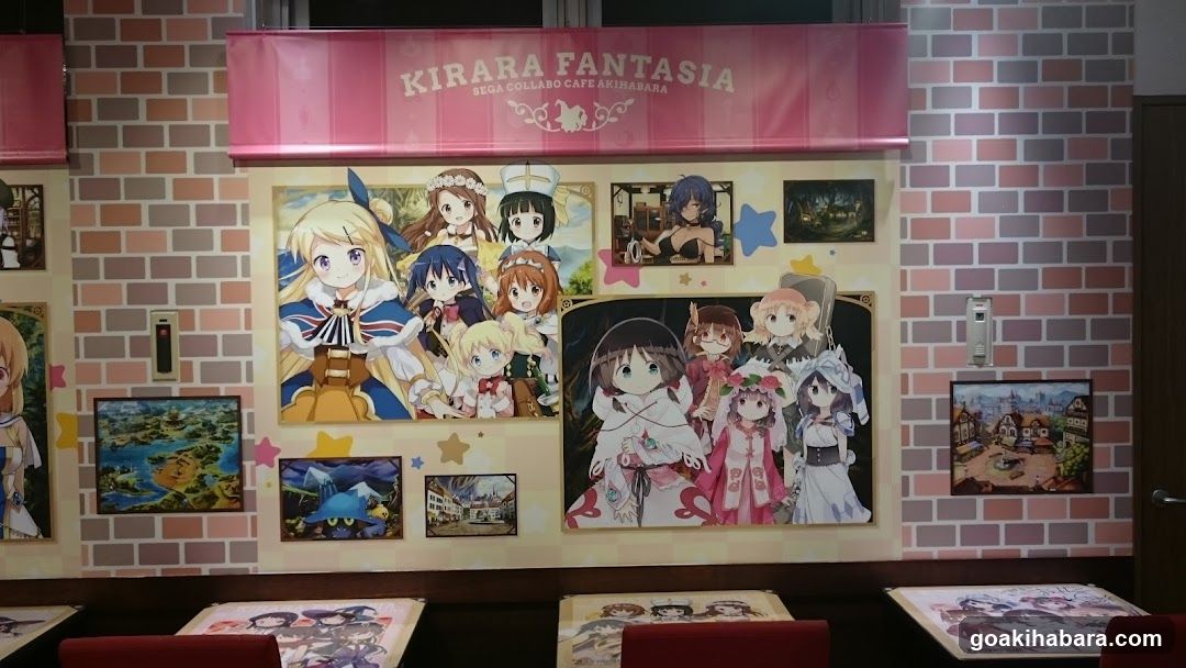 KIRARA FANTASIA Cafe Interior Wall Display