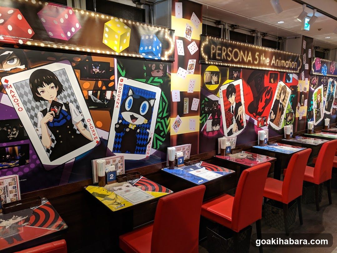 Persona 5 the Animation Cafe Interior
