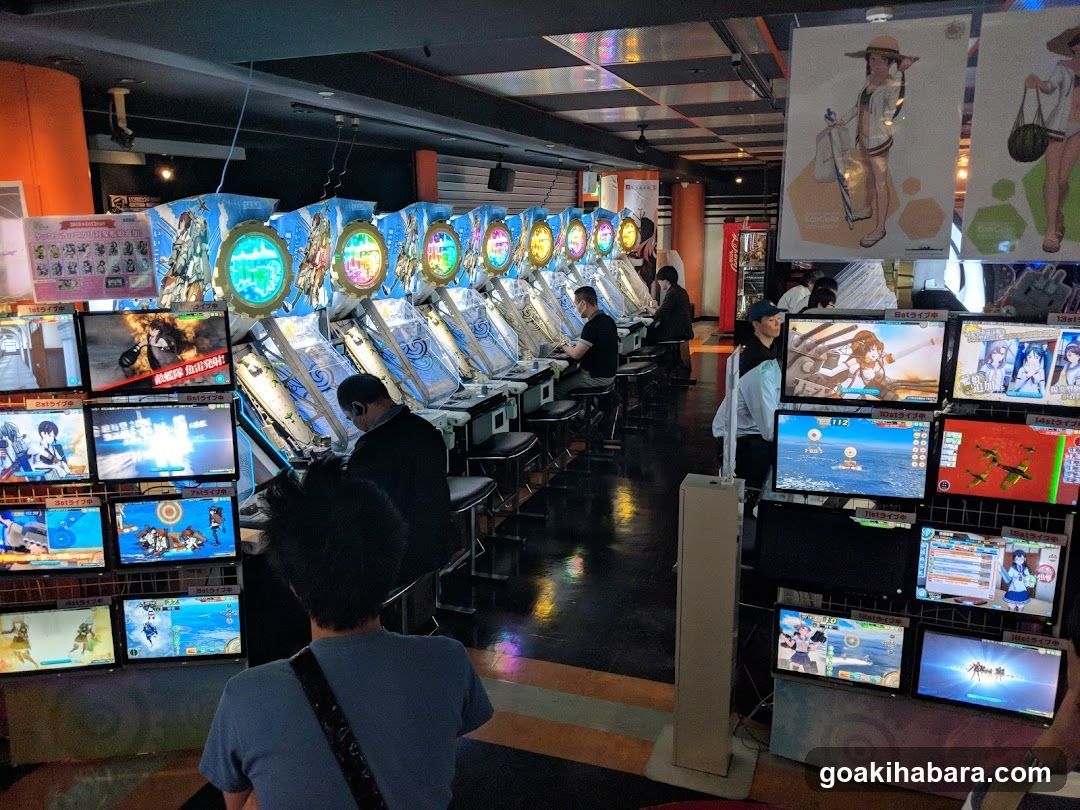 Arcade Interior with Multiple Games